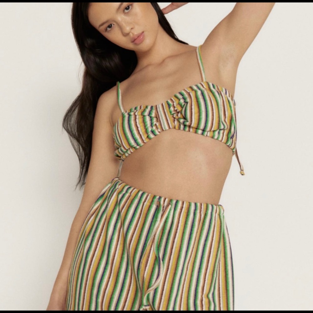 Bohème Goods // Striped Terry Bra Top
